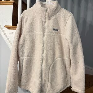 Columbia Off-White Fleece Jacket
